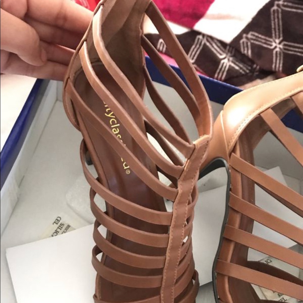 Tan heels